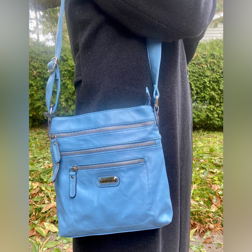 Tyler Rodan Light Blue Crossbody Bag